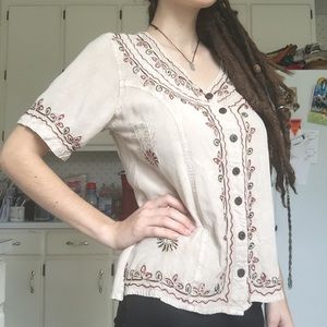Agan Traders button up top